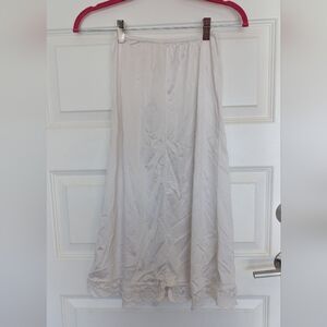 Ashley Taylor Cream Lace Slip